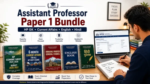 HPPSC Assistant Professor Paper 1 Books