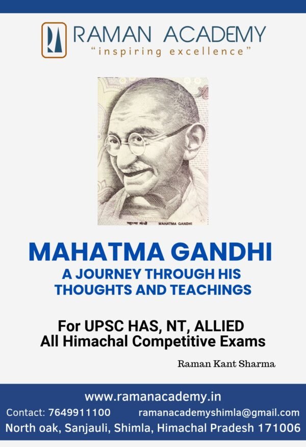 Mahatma Gandhi: A Journey Through His Thoughts and Teachings Book
