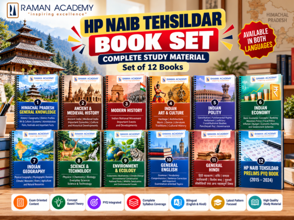 HP Naib Tehsildar Complete Book Set – Prelims & Mains